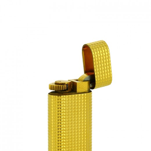 Briquet Cartier 489441 ouvert : capuchon et mécanisme